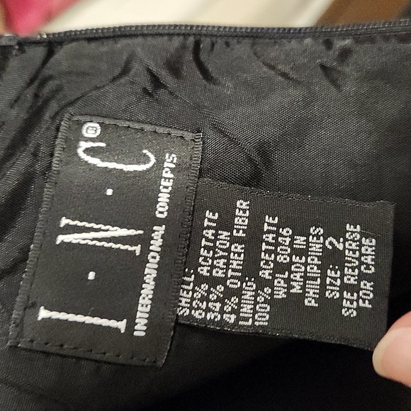 Black Sparkly Cocktail Dress - Picture 4 of 4